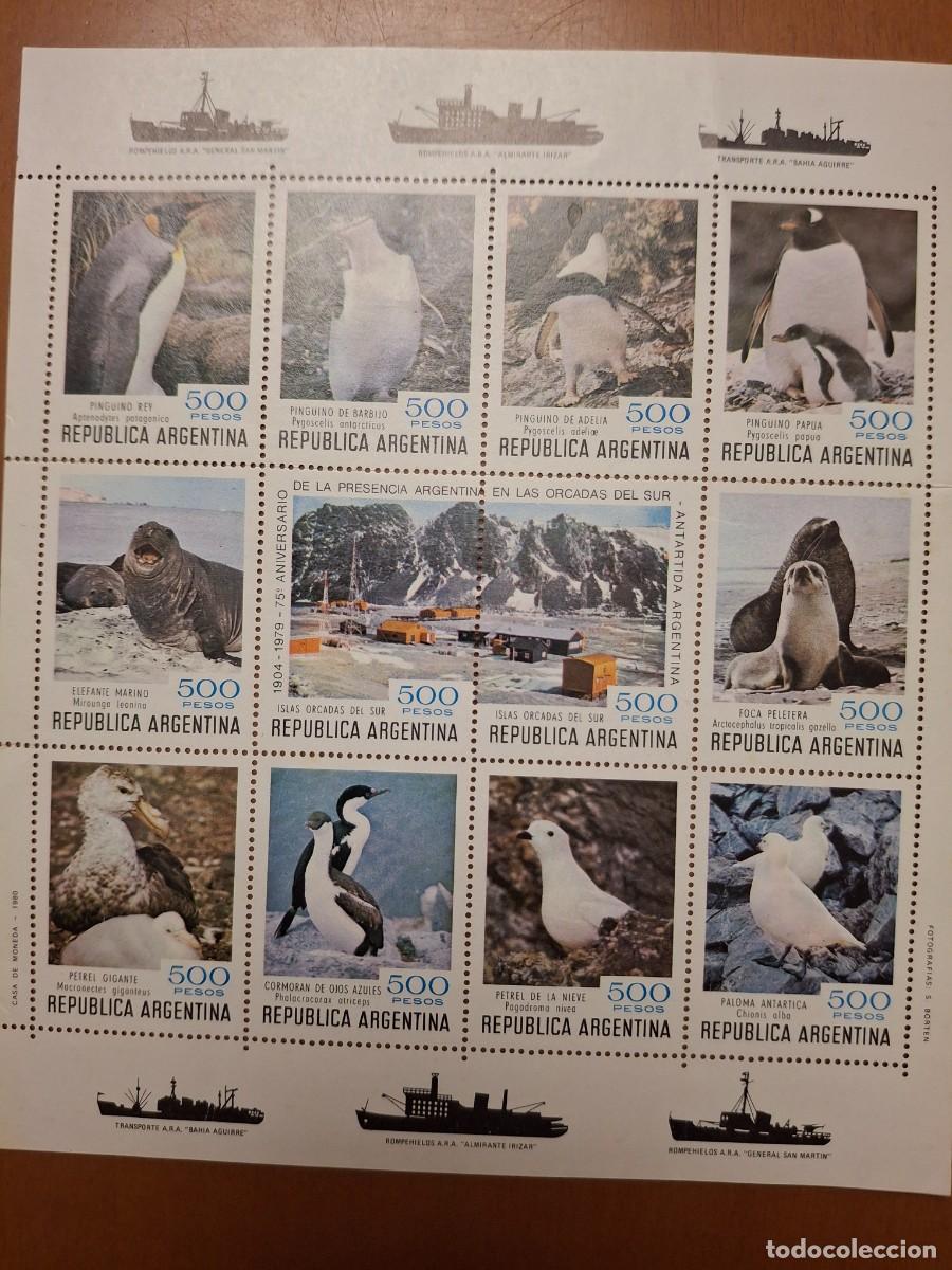 Stamps: HB431 HOJITAS BLOQUE de ARGENTINA en NUEVO ideal para tematicas (leer descripcion)