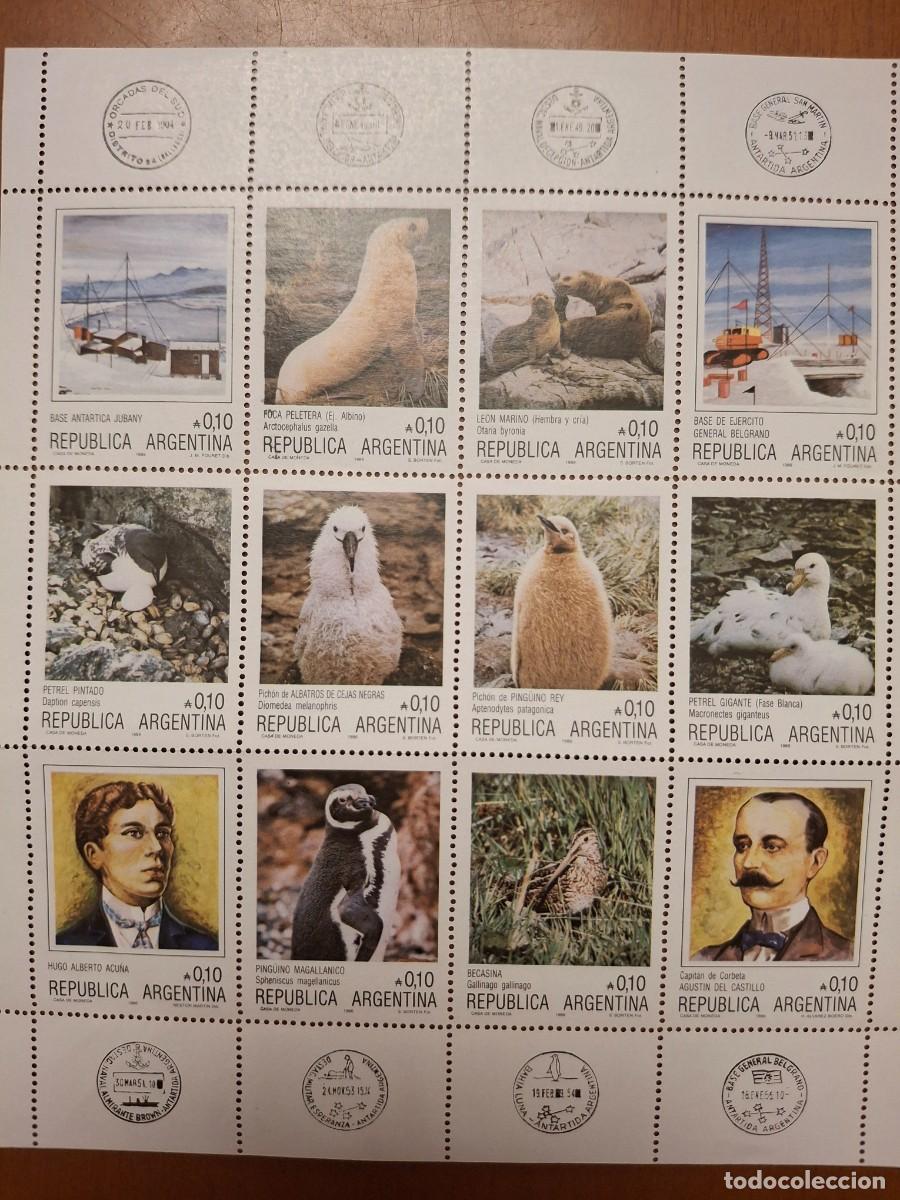 Timbres: HB433 HOJITAS BLOQUE de ARGENTINA en NUEVO ideal para tematicas (leer descripcion)