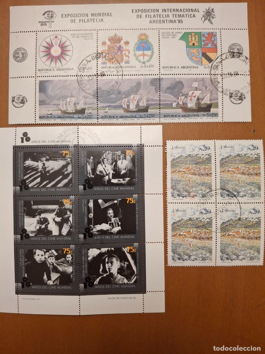 Stamps: HB435 HOJITAS BLOQUE de ARGENTINA en usado ideal para tematicas (leer descripcion)