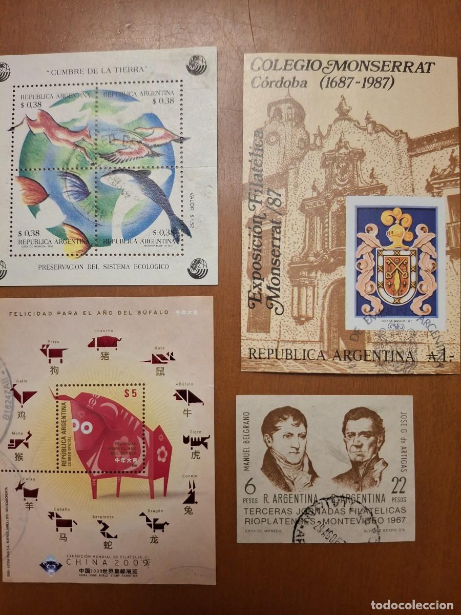 Stamps: HB441 HOJITAS BLOQUE de ARGENTINA en usado ideal para tematicas (leer descripcion)