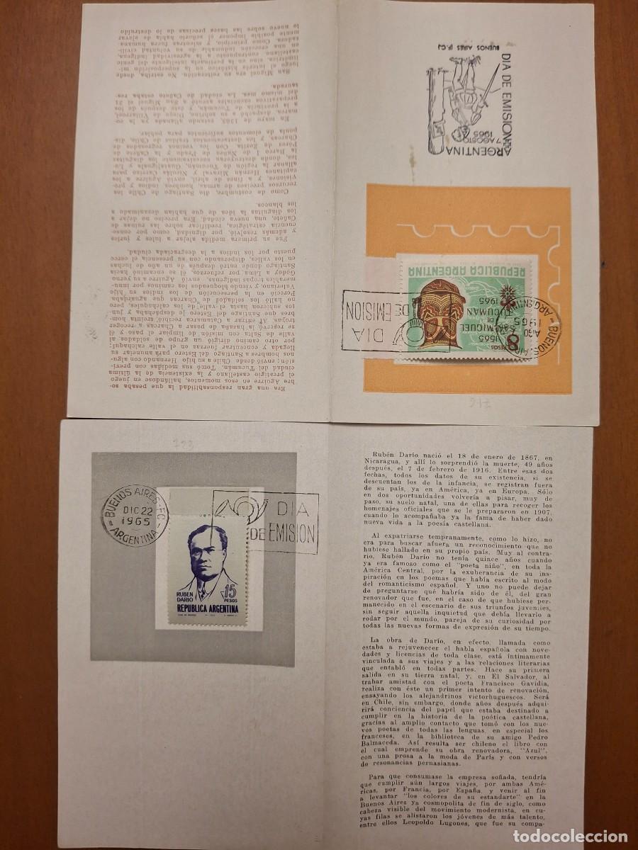 Briefmarken: HB442 HOJITAS BLOQUE de ARGENTINA en usado ideal para tematicas (leer descripcion)