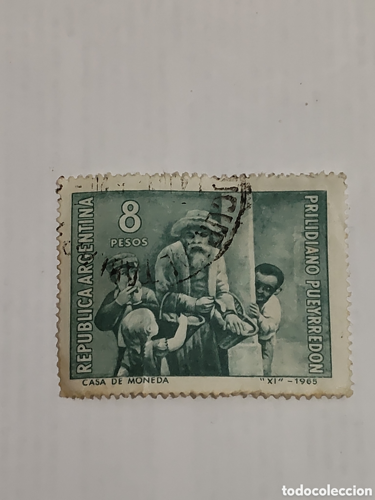 Sellos: Sello de Argentina dedicado al pintor argentino Prilidiano Pueyrredon 1965