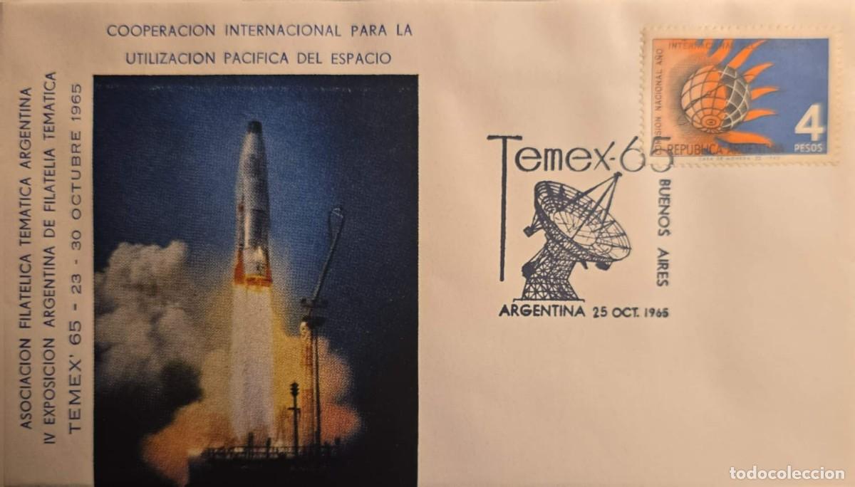 Sellos: TS) 1965 ARGENTINA, 4TH ARGENTINE THEMATIC PHILATELY EXHIBITION '65,INTERNATIONAL YEAR OF THE QUIET