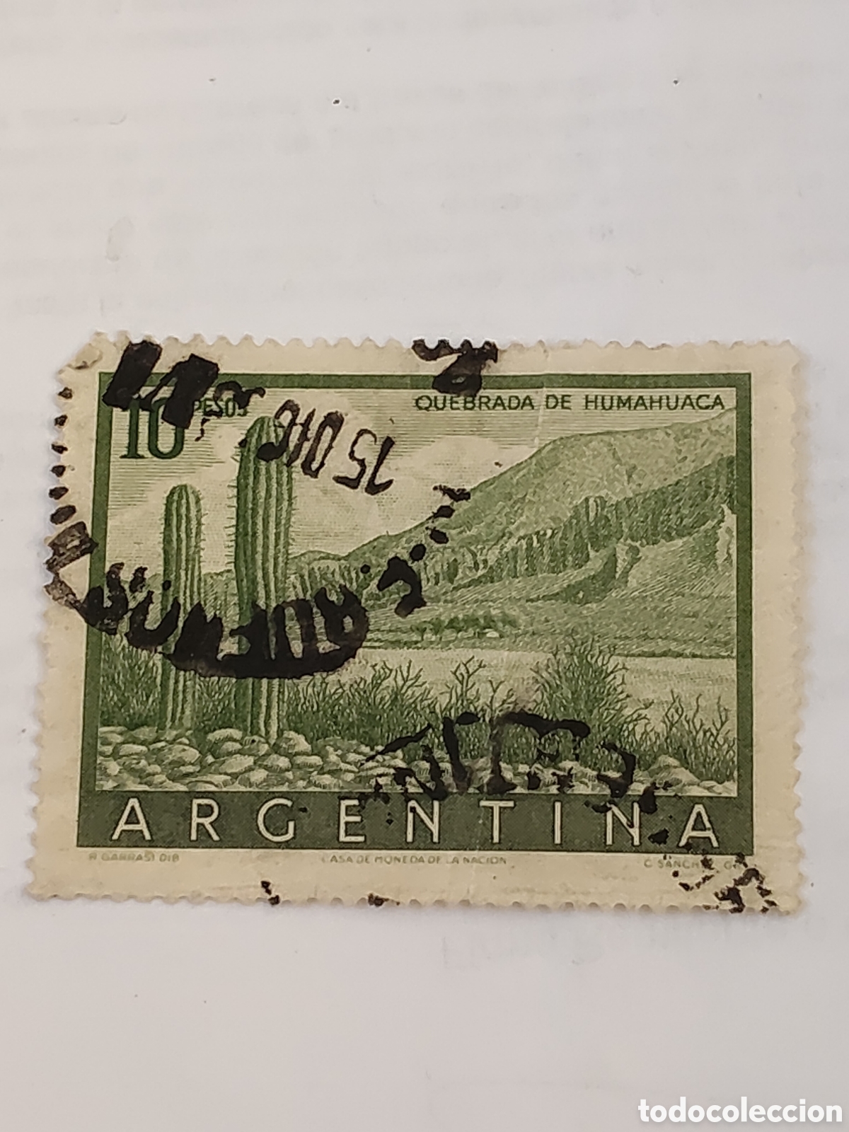 Sellos: Sello de Argentina quebrada de Humahuaca 1954