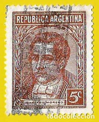 Sellos: Argentina. 1935. Scott # 427. Mariano Moreno
