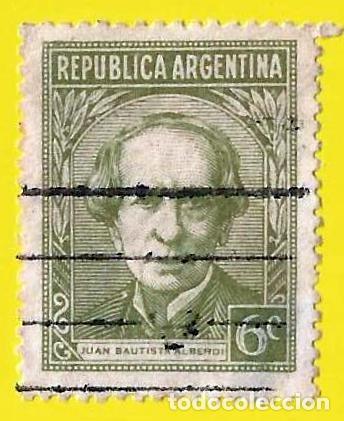 Sellos: Argentina. 1935. Scott # 428. Juan Bautista Albedi
