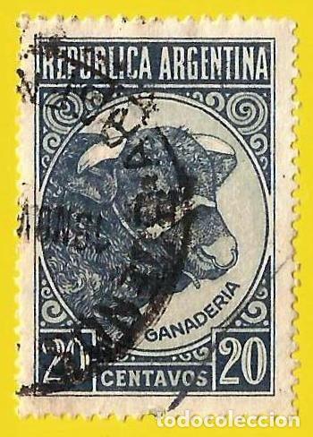 Briefmarken: Argentina. 1951. Scott # 439A. Ganado bovino