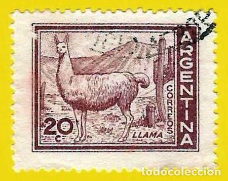 Sellos: Argentina. 1961. Scott # 686. Fauna. Llama (Lama glama)