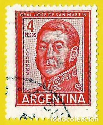Briefmarken: Argentina. 1962. Scott # 694A. General Jose de San Martin