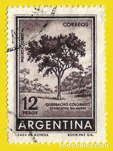 Sellos: Argentina. 1964. Scott # 697A. Quebracho rojo