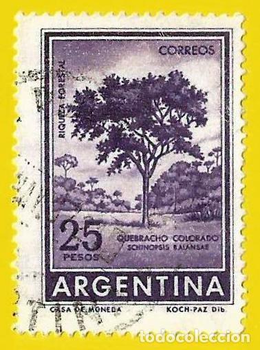 Sellos: Argentina. 1966. Scott # 702. Quebracho rojo