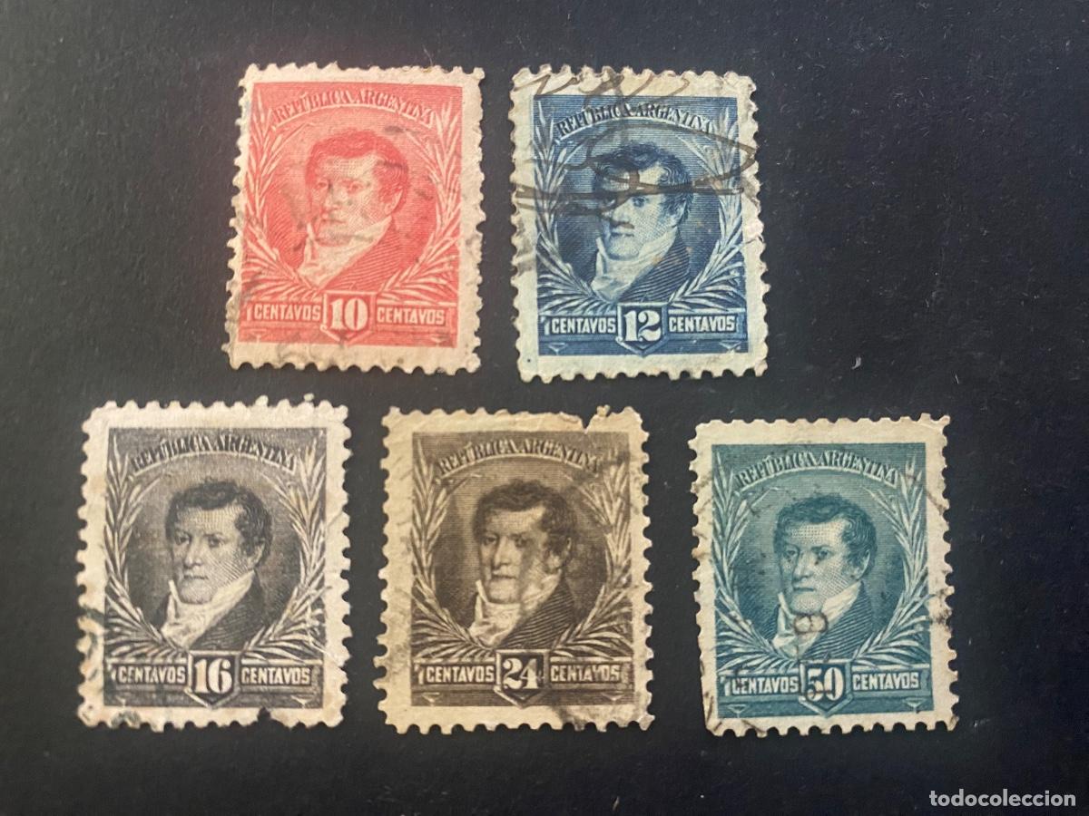 Briefmarken: Argentina 1892-97 serie completa