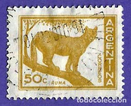 Francobolli: Argentina. 1970. Scott # 882. Fauna. Puma