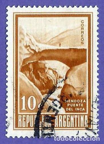 Francobolli: Argentina. 1972. Scott # 930. Mendoza. Puente del Inca