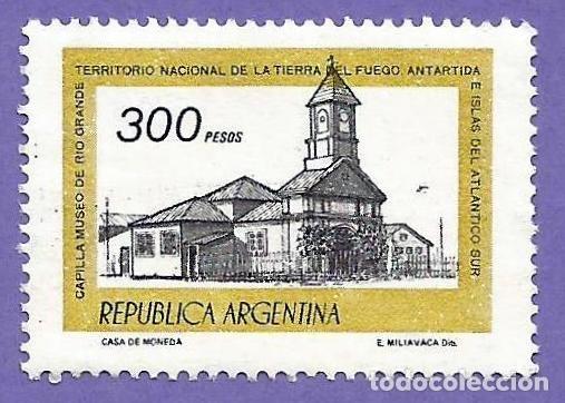 Sellos: Argentina. 1978. Scott # 1171. Capilla de Rio Grande. Tierro de Fuego