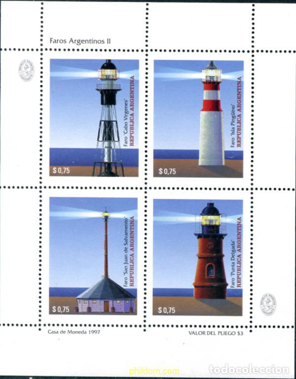 Briefmarken: 283732 MNH ARGENTINA 1997 FAROS ARGENTINOS