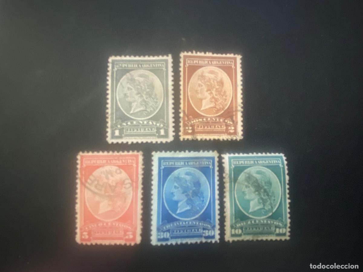Sellos: Argentina 1901 sellos oficiales