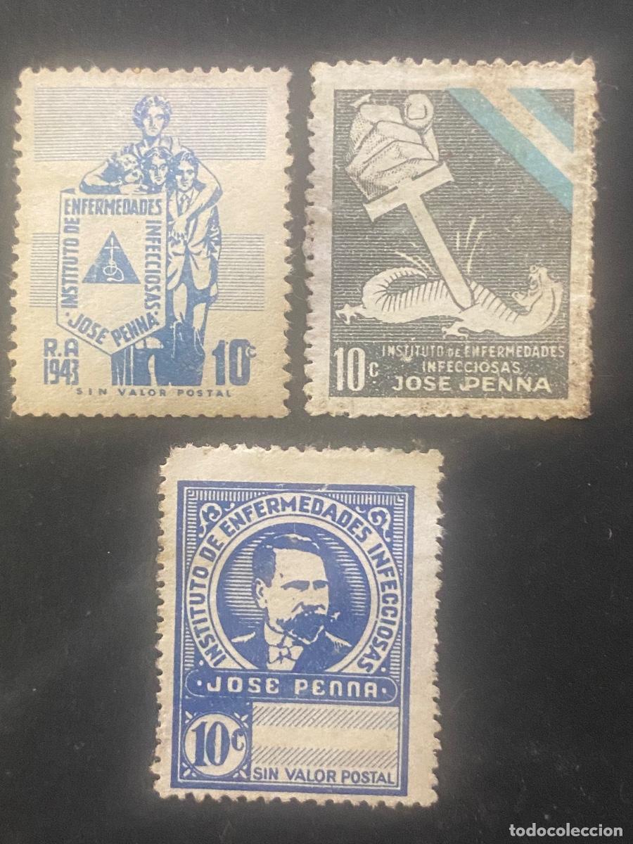 Sellos: Argentina 1943 Instituto Jose Penna