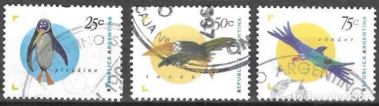 Sellos: SELLOS USADOS DE ARGENTINA 1995, YT 1879/ 81