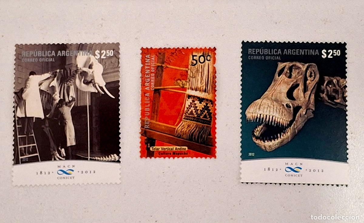 Sellos: 3 sellos de Argentina