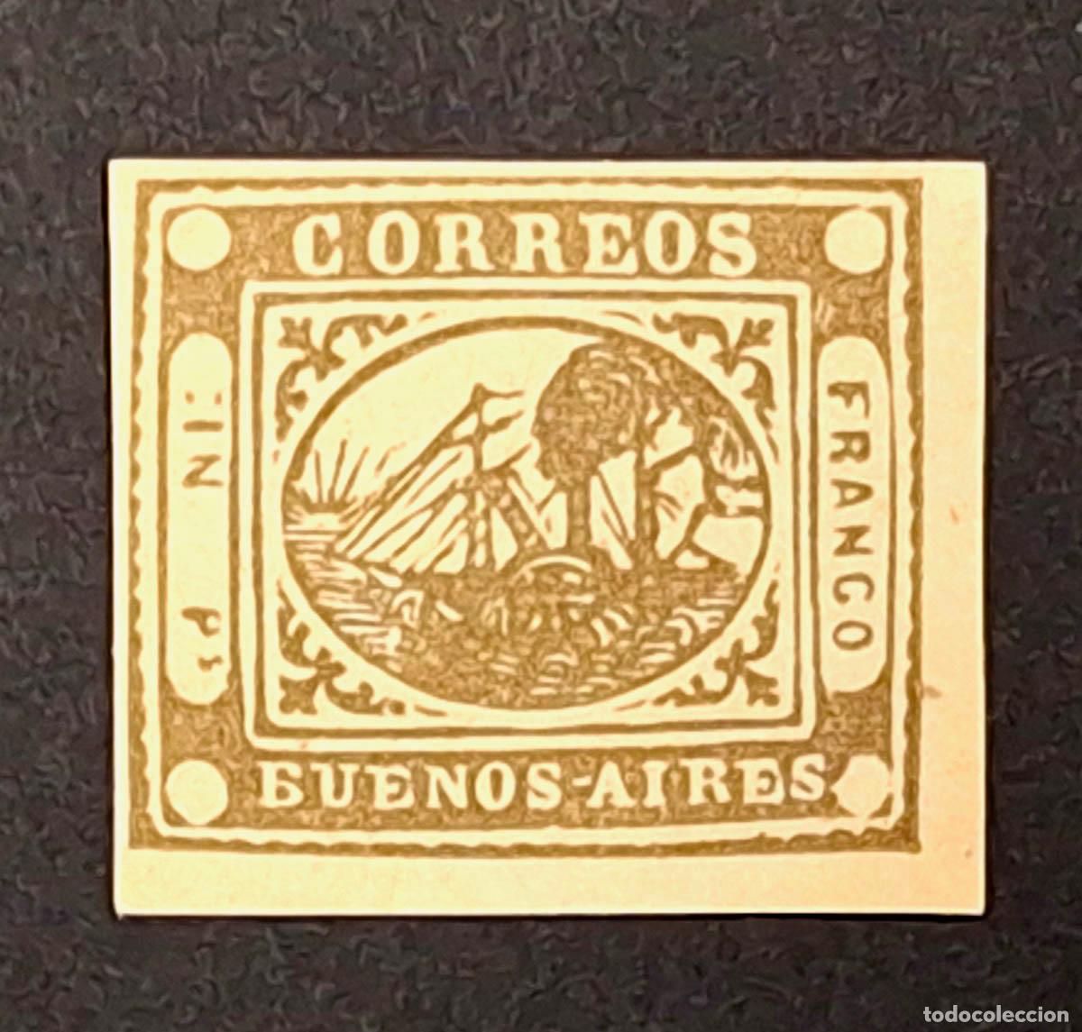 Sellos: 1858 Barquito Argentina - Foto 1