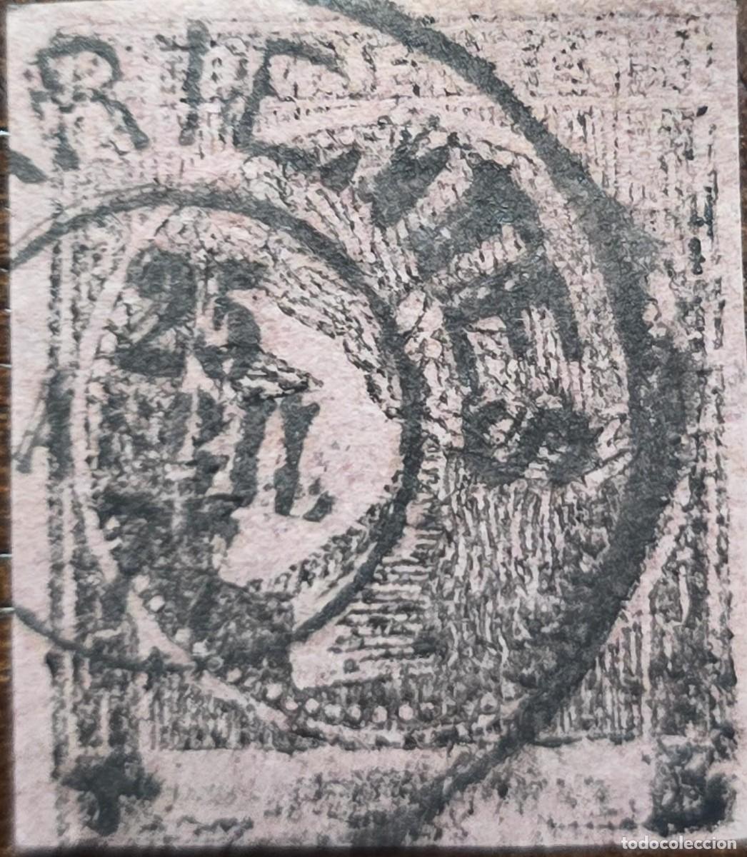 Sellos: MI) 1856 CORRIENTES, ARGENTINA, CERES, PROOF, WITHOUT FACE VALUE, PRINTED IN BLACK INK, ON LIGHT PIN