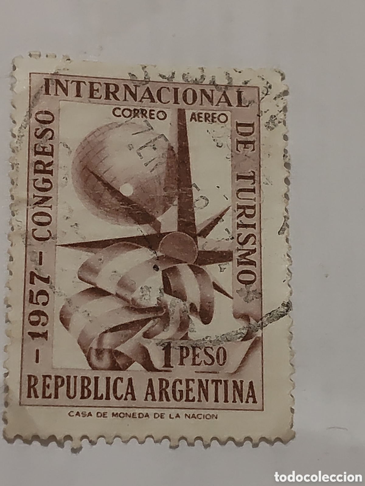 Sellos: Sello de Argentina Congreso Internacional de Turismo 1957