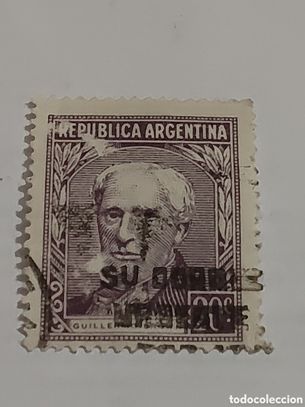 Sellos: Sello de Argentina Almirante Guillermo Brwn 1956