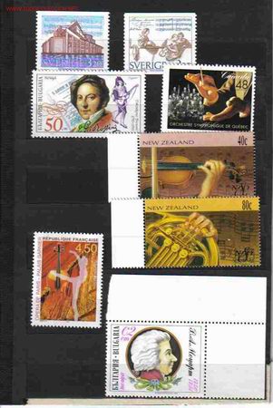 Selos: VARIOS TEMA MUSICA MOZART ROSSINI OPERA INSTRUMENTO ARTE CANTO