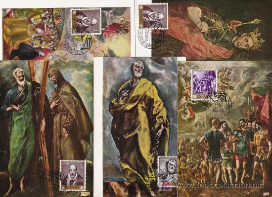 Stamps: PRECIOSAS POSTALES DEL GRECO