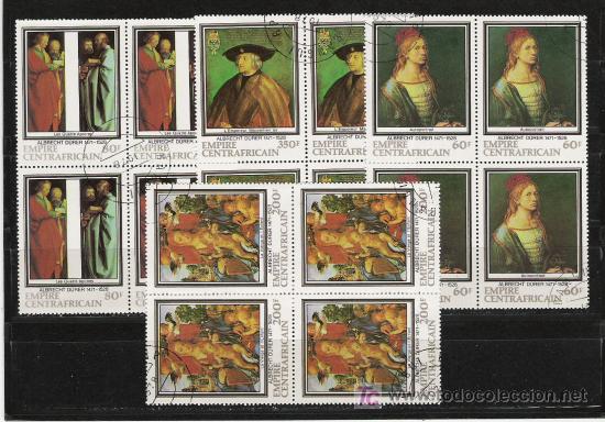 Stamps: BONITA SERIE DE PINTURA EN BLOQUE DE CUATRO