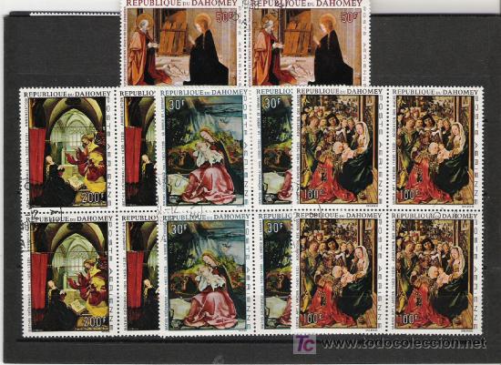 Stamps: PRECIOSA SERIE DE PINTURA EN BLOQUE DE CUATRO