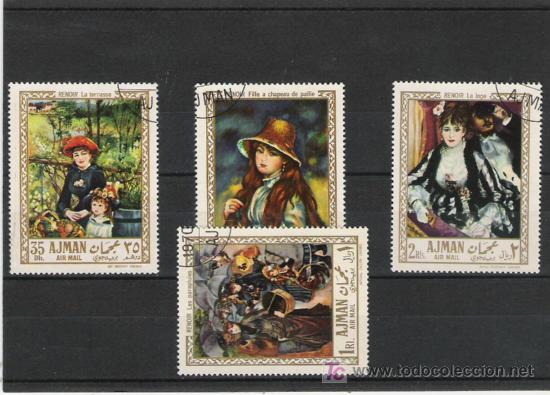 Stamps: BONITO LOTE DEL TEMA PINTURA