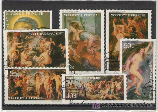 Stamps: BONITO LOTE DEL TEMA PINTURA