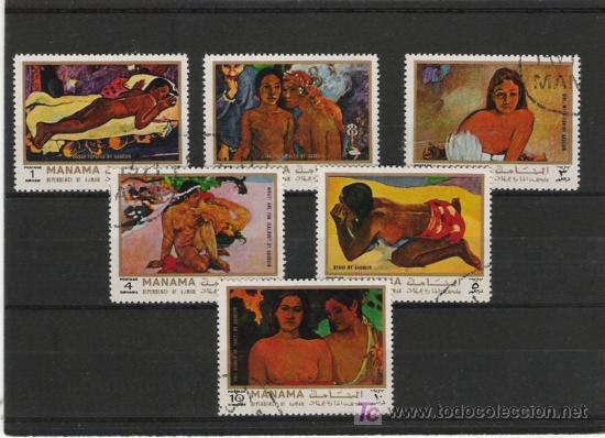 Stamps: BONITO LOTE DEL TEMA PINTURA