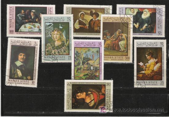 Stamps: BONITA SERIE DE PINTURA