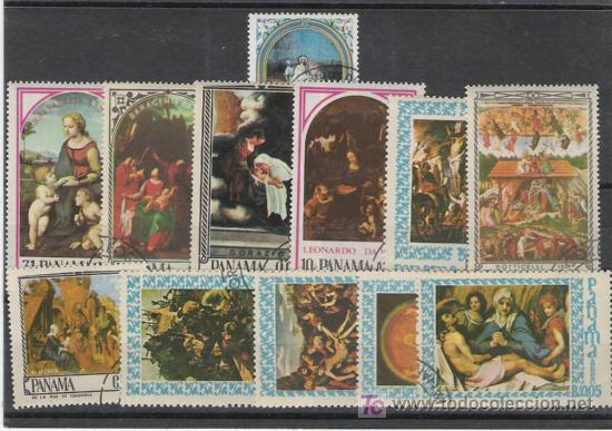 Stamps: TEMA PINTURA BONITO LOTE