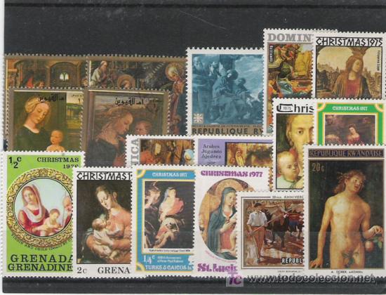Stamps: LOTE DE SELLOS DE PINTURA