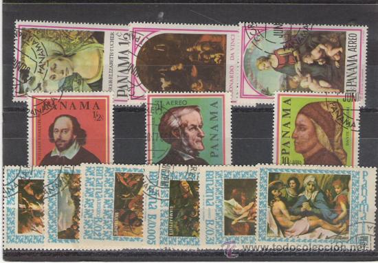 Stamps: BONITO LOTE DE SERIES DE PINTURA