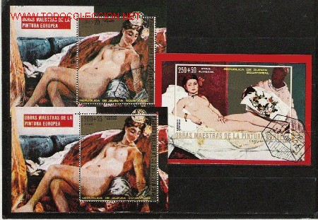Stamps: BONITO LOTE DE HOJAS BLOQUE DE PINTURA  LAS DE LA FOTO