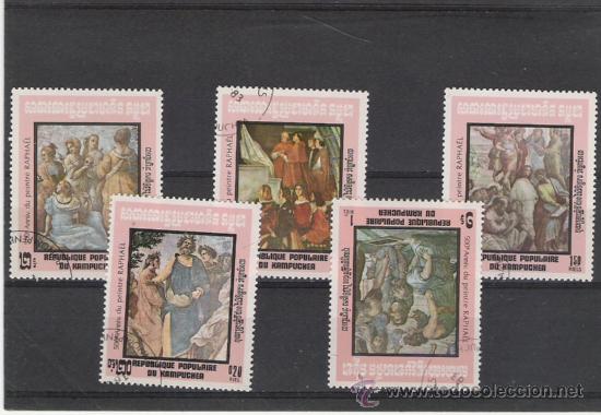 Stamps: BONITA SERIE DE ARTE