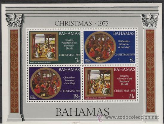 Briefmarken: TEMA NAVIDAD Y PINTURA HOJA BLOQUE NUEVA N&ordm; 15