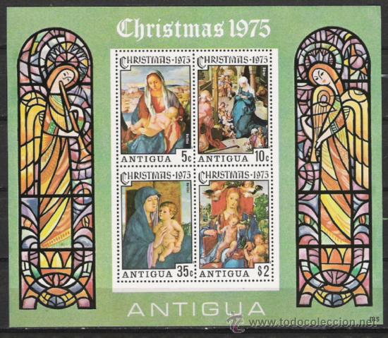Timbres: TEMA NAVIDAD Y PINTURA HOJA BLOQUE NUEVA N&ordm; 23