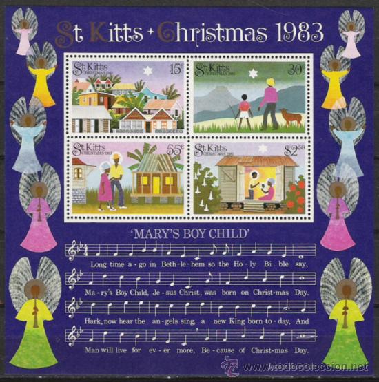 Timbres: TEMA NAVIDAD Y PINTURA HOJA BLOQUE NUEVA N&ordm; 12