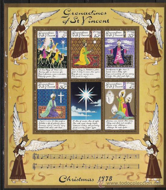 Briefmarken: TEMA NAVIDAD Y PINTURA HOJA BLOQUE NUEVA N&ordm; 2