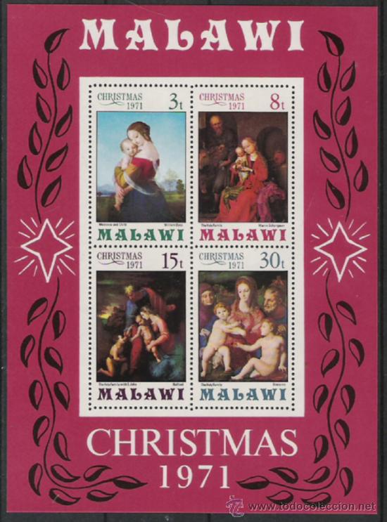 Briefmarken: TEMA NAVIDAD Y PINTURA HOJA BLOQUE NUEVA N&ordm; 25