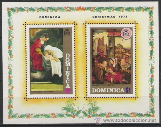 Briefmarken: TEMA NAVIDAD Y PINTURA HOJA BLOQUE NUEVA N&ordm; 16