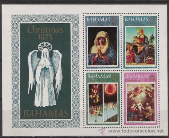 Briefmarken: TEMA NAVIDAD Y PINTURA HOJA BLOQUE NUEVA N&ordm; 9