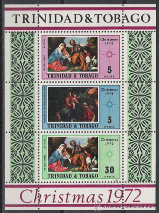 Briefmarken: TEMA NAVIDAD Y PINTURA HOJA BLOQUE NUEVA N&ordm; 6