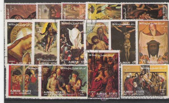 Stamps: TEMA ARTE SERIE DE PINTURA